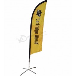 高品質のハンギングスクロールバナーポリエステルスウーファー/風の旗