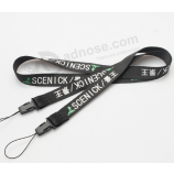 Cheap custom polyester cell phone lanyard for sale
