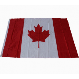 высокое качество вязаный полиэстер canada государственный флаг