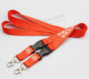 heat transfer custom polyester business lanyard for promotion