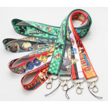 Coloful school card lanyard decorative id lanyards