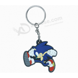 Kids birthday rubber silicone key chains for souvenirs