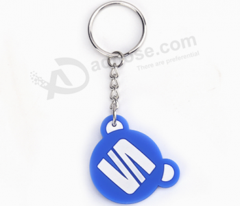 Factory cheap wholesale custom rubber pvc key tag 