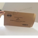 Custom brown kraft paper envelope, wholesale brown kraft paper envelope