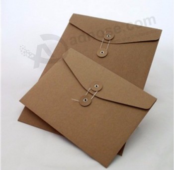 нестандартный размер и логотип крафт-бумаги c5, c6, a4, a5 конверт со строкой