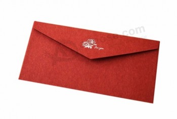 Lujoso sobre de papeL de paquete rojo para La venta sobre papeL de oro paquete de papeL rojo sobre paquete de año nuevo chino rojo