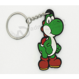 Wholesale custom silicone cute cartoon key chain for children