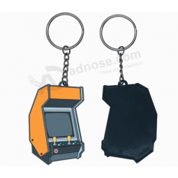 Best quality custom made pvc keychain soft 3D rubber key tags