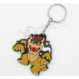 Soft Touch PVC Key Ring Custom Shaped Rubber Cartoon with high quality and any size