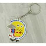 Hot Sale Custom Silicone Key Chain With Embossed Logo with high quality and any size