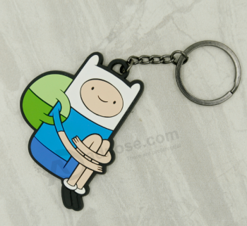 Cheap Promotional PVC Key Ring Silicon Keychain Factory