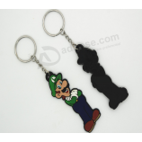 Newest Custom Silicone Keychain Rubber Key Tag For Child with high quality and any size