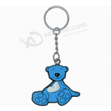 Best Quality Custom PVC Keyring Rubber Cartoon Key Tag with high quality and any size