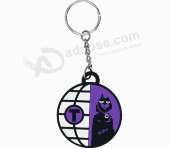Hot Promotion Gifts Rubber Souvenir Keychain Manufacturers with your logo
