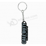 Wholesale Custom Silicone Key Tag Embossed Soft PVC Keychain with your logo