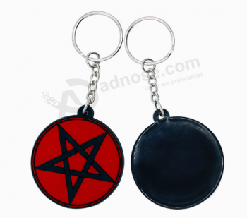 Fashion PVC Silicone Keyring Rubber Keychain With Logo and high quality