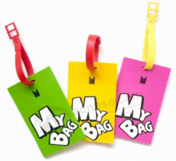Factory Price Travel Soft PVC Luggage Tag For Bag