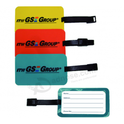 Cheap Wholesale Rubber Soft PVC Travel Baggage Tag