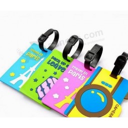 Promotional Gifts Soft Rubber Souvenir Luggage Tags