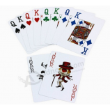 Hete verkoop duurzame poker papier speeLkaarten poker set