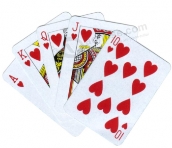 사용자 지정 인쇄 된 종이 포커 판매 카드 놀이