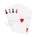 изготовленный на заказ дизайн бумажной игры в покер