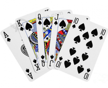 дешевый рекламный покер пользовательских игральных карт поставщик