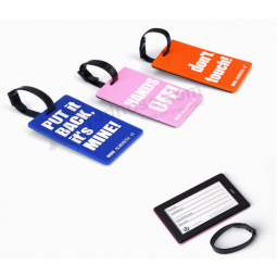 Fashion Travelling Airplane Silicone Luggage Tag For Sale