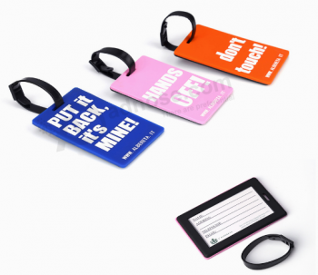 Fashion Travelling Airplane Silicone Luggage Tag For Sale
