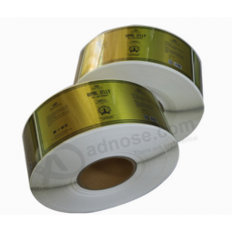 Waterproof Label Private Vinyl Adhesives Golden Stickers