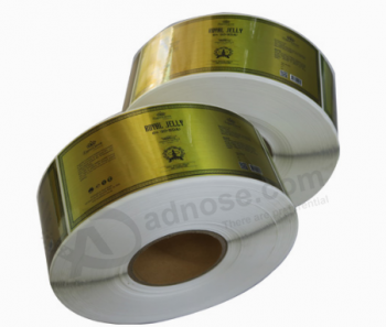 Waterproof Label Private Vinyl Adhesives Golden Stickers