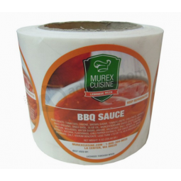High Quality Glossy Printing Pepper Sauce Label Stickers