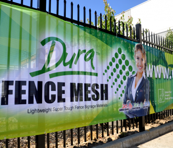 Outdoor Fence Advertising Banner PVC Mesh Banner