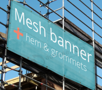 High Quality Custom Outdoor Mesh Banners For Advertising