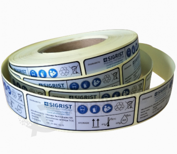 Custom Polyester Matte Sticker Vinyl Shinny Portable Source Labels Printing