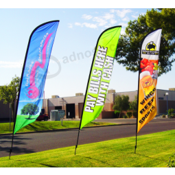 Professional Custom Color Feather Flag Cheap Wholesale