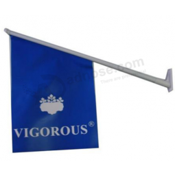 Cheap Wholesale Plastic Pole Mounted Wall Hanging Flag