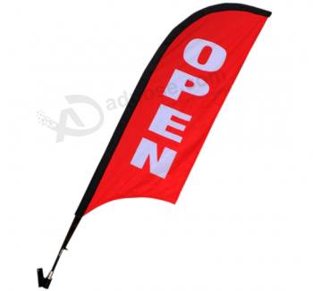 Popular Design Teardrop Wall Mounted Flag For Promotional