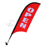 Promotional Custom Printing Polyester Wall Mounted Feather Flag
