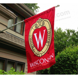 Custom Printing Advertising Polyester Wall Flags Wholesale