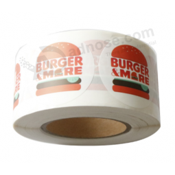 Cheap Promotion Personalized Custom Sticker Printed Round Food Label