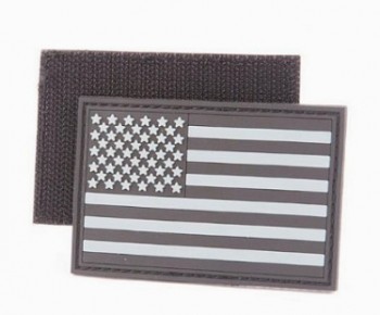 高品質の軍事柔らかいPVCのアメリカの旗のパッチ