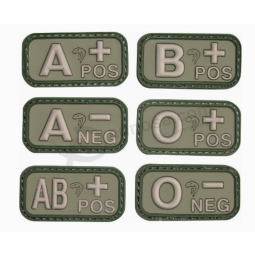 Rubber Silicone Embossed Labels Soft PVC Patch Factory