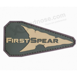 Self Adhesive Rubber Patch Custom PVC Military Badge