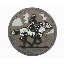 Fashion Cowboy Jacket Silicone Patch Cheap Custom Rubber Badge