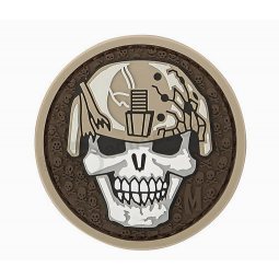 Bulk custom 3d rubber badge rubber schedel militaire patch