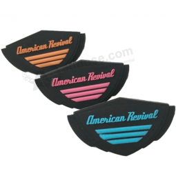 Garment Accessories PVC label Sewn on Soft rubber Patches