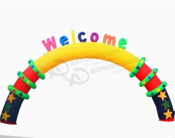 Arco de bienvenida inflable de evento personalizado de tela oxford