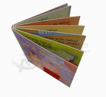 Op maat gemaakte papieren kartonnen kinderboekafdrukken