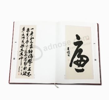 Mejor venta de costura personalizada impresión de libro de caligrafía vinculante